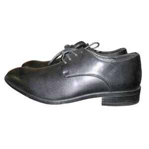 Career Fashion Classic Black Vegan Leather Lace Up Loafers Dress Shoes 43 or 11